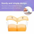 thumbnail image 3 of Monthly Pill Organizer with Two Compartments Per Day, Provides a 30-Day Pill Box with Small Compartments., 3 of 4