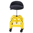 thumbnail image 2 of 360-Degree Swivel Mechanics Rolling Creeper Seat - Heavy-Duty Shop Stool with Casters - Comfortable & Durable - Efficient Tool Storage - Support for Mechanics, 2 of 14