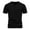 Black2, variant on Maean Mens Ribbed Short Sleeve T Shirt V Neck Slim Stretchy Shirts Basic Solid Color Tee Tops