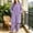 Purple, variant on Women's Fall Winter Jacquard Sherpa Fleece Nightgown, Thick Warm Loose Fit Long Sleep Robe Loungewear