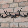 thumbnail image 6 of Deer Antlers Wall Hook Vintage Cast Clothes Hanger Wall- mounted Hat Rack Coat Hanger for Coats Hats Keys Towels, 6 of 6