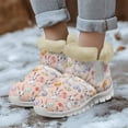 thumbnail image 3 of Whosucclay Flannel Womens and Girl Snow Boots Ankle Booties Waterproof Winter Boots Slip on Fashion Boots No Slip Boots, 3 of 6