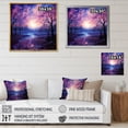 thumbnail image 4 of Designart "Transcendent Twilight Sky Photo wall art" Landscapes Floater Framed Wall Decor, 4 of 7