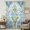 White, Blue, Gray, variant on Botanical Blue Green Sheer Curtains 108" Extra Long for Living Room, Boho Watercolor Floral Leaf Plant Light Filtering Privacy Drapes, Semi Sheer Window Treatment for Floor to Ceiling Window