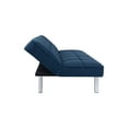 thumbnail image 6 of Naomi Home Modern Futon Sofa Bed, Navy Blue, Tufted, Convertible, Linen Fabric, 750 lbs Weight Capacity, 6 of 10