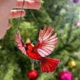 thumbnail image 5 of Birds 2D Acrylic Holiday Ornament with Stained Glass Effect, Window Hanging Suncatcher for Family Friends, Holiday Decorations, Birthday Gift, 5 of 7