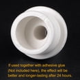 thumbnail image 4 of Unique Bargains 12mm Barb x 25mm Spigot Straight PVC Pipe Fitting Adapter White 3 Count, 4 of 5