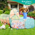 thumbnail image 3 of Carpa de Juego para Niños PigPigPen 3 piezas con Fosa de Pelotas y Túnel para Gatear, 3 of 7