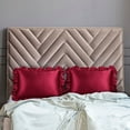 thumbnail image 2 of Unique Bargains Retro Satin Ruffle Pillowcases Envelope Closure 2pcs, 2 of 8