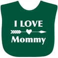 thumbnail image 3 of Inktastic I Love Mommy Boys or Girls Baby Bib, 3 of 4