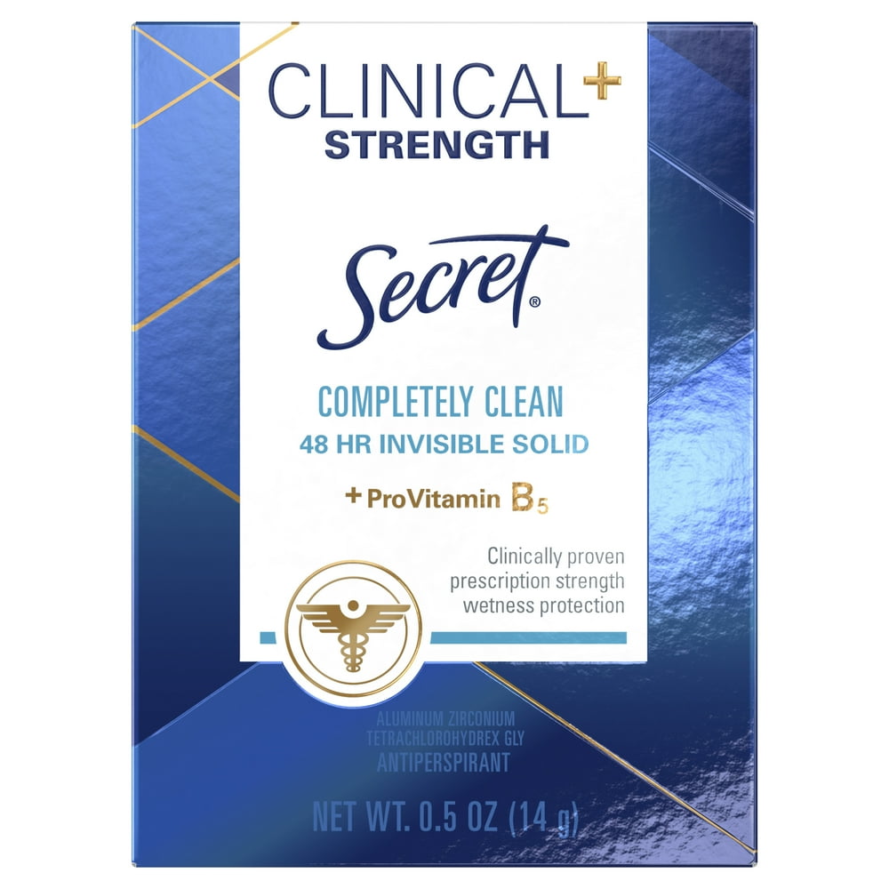 Secret Clinical Strength Invisible Solid Antiperspirant Deodorant ...