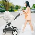 thumbnail image 4 of Sweet Jojo Designs Celestial Pink Gold and Grey Multi Use Baby Car Seat and Nursing Cover, 4 of 6