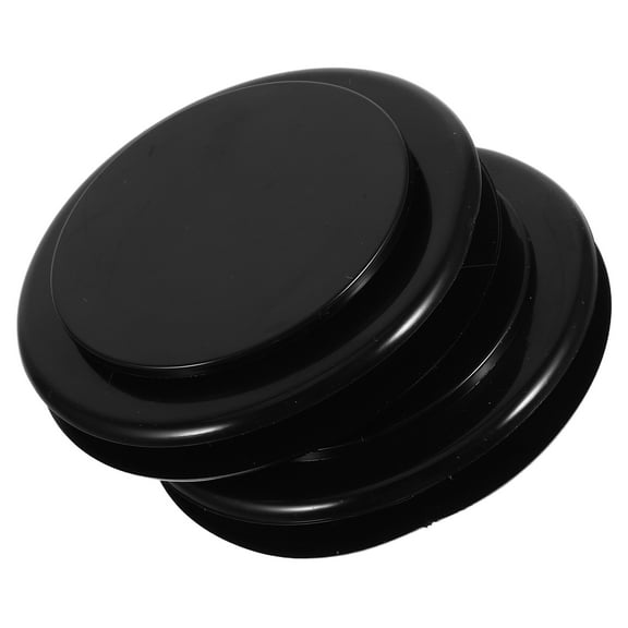 Masteelf  2 Set Patio Furniture Replacement Parts Umbrella Base Hole Ring Plug Black