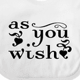 thumbnail image 4 of Inktastic As You Wish Boys or Girls Baby Bib, 4 of 4