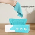 thumbnail image 2 of 20 count Rags In A Box- 7.8" x 7.8" Reusable Wipes for Cleaning, Edgeless Terry Towels, Shop Rags, Wash, Dust, Disposable, House, Small Cleaning Cloths - Blue, 2 of 6