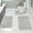 Gray, variant on 3 PCS Bath Mat Set Toilet Mats Toilet Cover Bathroom Rugs Set Soft Microfiber Comfortable Bathtub Mat Kitchen Bedroom Door Mat Water Absorption Rubber Non Slip Thick Machine Washable