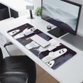 thumbnail image 2 of Long Mouse Pads for Desk,Ghost Town Halloween Pattern Desk Mats on Top Of Desks, Desk Mouse Pad Extra Large with 3mm Non-Slip Base and Stitched Edge for Gaming,Office,Work,Home 31.5"x11.8", 2 of 6