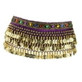 thumbnail image 3 of Bufanda de cadera Yinane con Lentejuelas Morado oscuro, 3 of 8