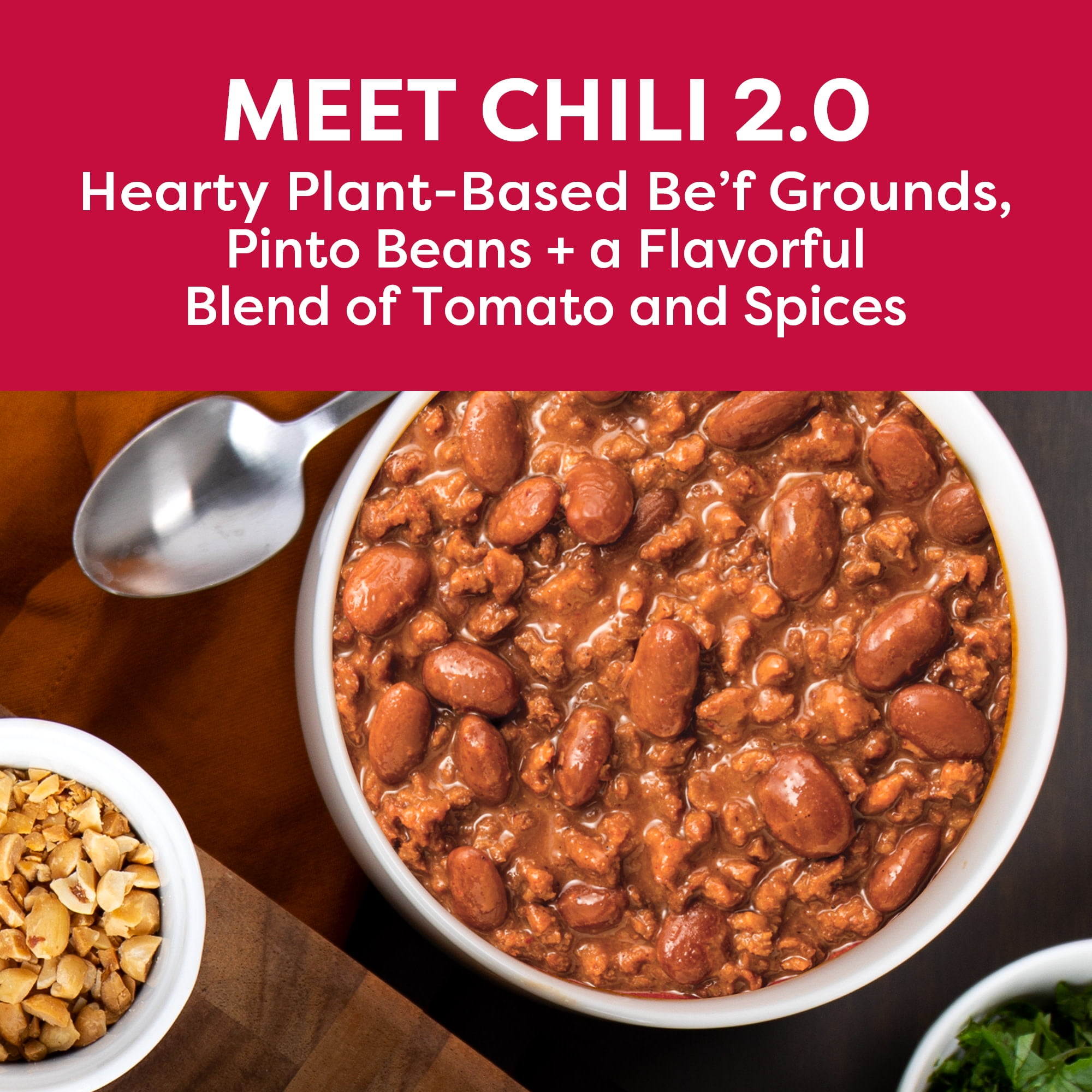 (12 pack) Gardein Plant-Based Chili With Beans, 32g Protein Per Serving, Vegan, 15 oz. Can