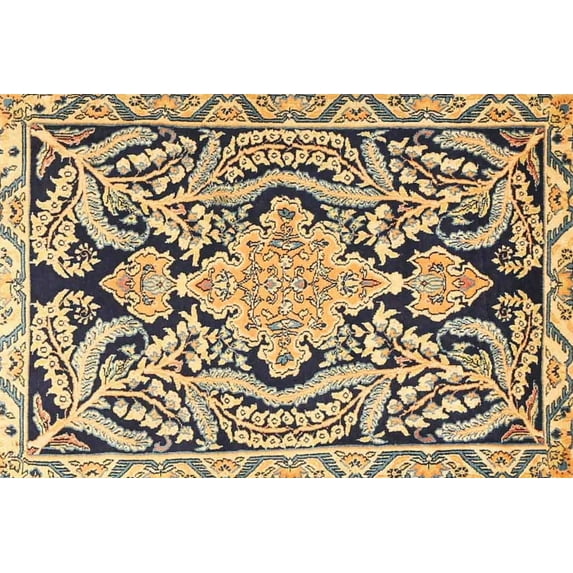 Ahgly Company Indoor Rectangle Traditional Coffee Brown Persian Area Rugs, 5' x 8'