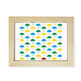 thumbnail image 1 of La nube de lluvia paraguas tiempo Escritorio de madera Arte Pintura 6x8 pulgadas marco de foto foto, 1 of 4
