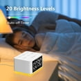 thumbnail image 4 of 3 in 1 Sound Machine Dual Alarm Clock Night Light White Noise Machine 27 Sleeping Sounds for Adults Kids Precise 32 Level Volume Sleep Timer Memory Function Digital Clock with 30 Wake Up Sounds, 4 of 4