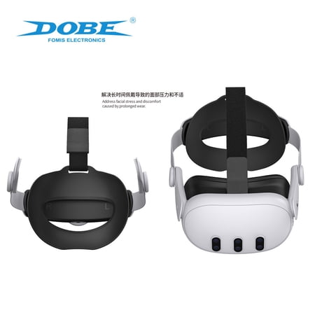 Multi-Angle Adjustable Replacement Head Strap for Meta Quest 3/3S VR Headset - Pressure-Relieving Comfort Band for Extended Gaming Sessions
