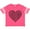 Football Pink and White, variant on Inktastic Heart Made Of Paws, Dog Paws, Puppy Paws - Black Boys or Girls Toddler T-Shirt