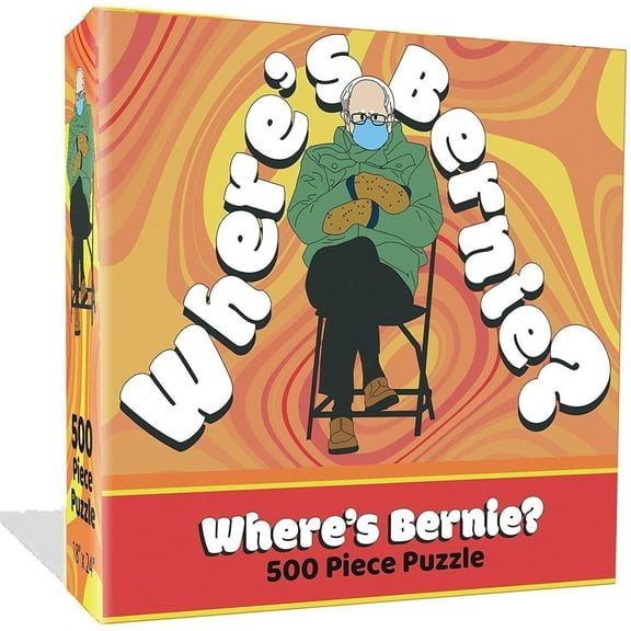 Mighty Mojo Wheres Bernie Sanders Meme 500pcs Jigsaw Puzzle Mittens