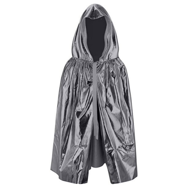 Disfraz medieval para hombre, disfraz de rol para Halloween, capa de longitud media, capa para hombre
