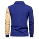 thumbnail image 3 of Blusa y camisa de manga larga con cuello vuelto para hombre, suéter informal liso de cuello redondo, suéter de manga larga, parte inferior de punto, suéter de cuello alto, blusa para hombre, 3 of 3