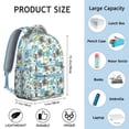 thumbnail image 6 of "Wildflower & Sunflower Backpack - Trendy School Bag for Women, Large Capacity Floral Print Bookbag with Comfortable Straps, Durable & Lightweight", 6 of 6
