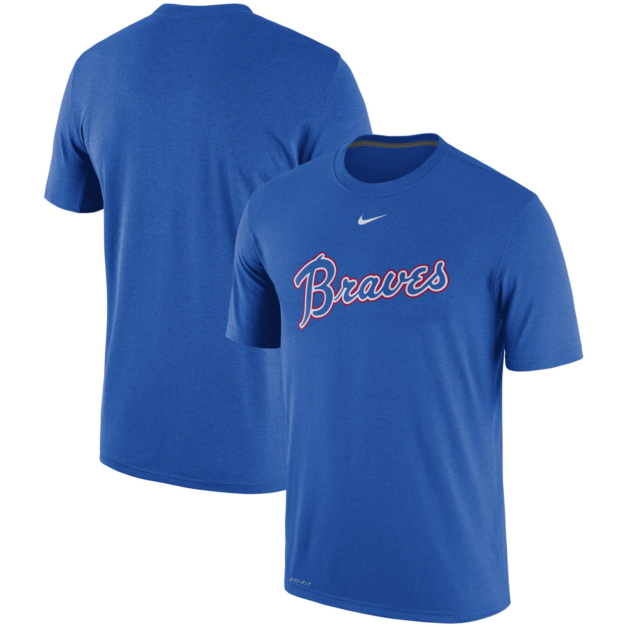 atlanta braves dri fit t shirt