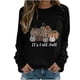 thumbnail image 2 of ICHUANYI Liquidación Acción de Gracias Moda Mujer Casual Manga Larga Cuello Redondo Impreso Señoras Sin Capucha Sudaderas Tops ICHUANYI WER202308255090, 2 of 5