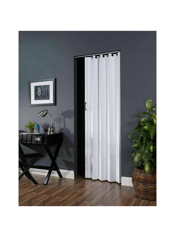 Homestyle Deco PVC Folding Door Fits 36"wide x 80"high White