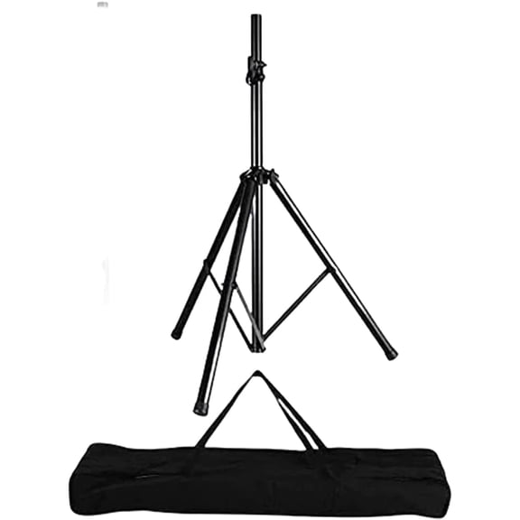 5 Core Professional Speaker Tripod Stand with Carry Bag Adjustable Up to 71 inches Heavy Duty Durable Steel, Portable 35mm Compatible Insert Perfect for Home, on Stage or in Studio Use SS HD 1PK Bag