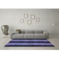 thumbnail image 3 of Ahgly Company Indoor Rectangle Abstract Blue Modern Area Rugs, 6' x 9', 3 of 4