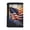 Painted American Flag Design, variant on FUIALDOLG Multicolor Bow Art Children's Wallet, Stretch Polyester Trifold Card Wallet for Outdoor, Portable Zipper Closure Kids Trifold Wallet