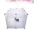 thumbnail image 1 of SASABAXI 8Pcs Safe Den Dog Kennel for Small Pets in White, 1 of 8