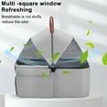 thumbnail image 5 of Thehsnt 4-Wheel Folding Pet Stroller - Carrier for Small Dogs & Cats with Safety Mesh, 5 of 11