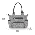 thumbnail image 2 of Sac à Main Maman Imprimé Mode Sac de Rangement pour Poussette Multifonction pour Gris Foncé, 2 of 7