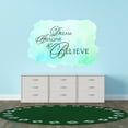 thumbnail image 3 of QUOTES - Dream Imagine & Believe - Removable Home Living Room Inspirational Quotes Decoration Lettering Art Design Easy To Apply Vinyl Wall Decal Sticker 30" x 21", 3 of 5