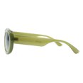 thumbnail image 4 of Womens Oval Rectangular Sunglasses Vintage Retro Fashion UV 400 Green, 4 of 4