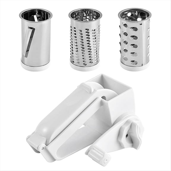 Quaqdae 3 in 1 Cheese Grater,Olive Garden Grater Hand Crank,Hand Held with Handle