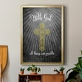 thumbnail image 6 of With God Gold Premium Classic Framed Print - Ready to Hang, 6 of 9