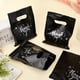 thumbnail image 3 of 100 bolsas de plástico negras de 8 x 6 pulgadas para agradecimientos, bolsas rectangulares con asas para regalos de fiesta, bolsas de regalo con palabras, 3 of 6