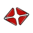 thumbnail image 3 of 3x2x ángulo De Parachoques De Puerta Cubierta Antiarañazos Partes Del Cuerpo Embellecedor Decorativo Rojo, 3 of 8