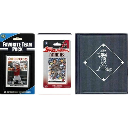C&I Collectables 2019DBACKSTSC MLB Arizona Diamondbacks Licensed 2019 Topps Team Set & Favorite Player Trading Cards Plus Storage