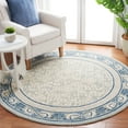 thumbnail image 2 of SAFAVIEH Antiquity Tiarnan Oriental Wool Area Rug, Light Blue/Ivory, 6' x 6' Round, 2 of 8