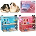 thumbnail image 6 of Miumaeov 2 Tier Hamster Acrylic Cage Small Animal Pet Cage + Play Toys Supply Accessories, 6 of 9